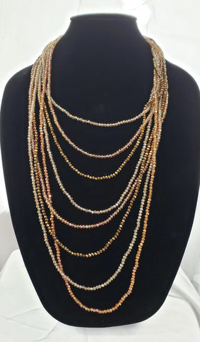 Glitter and Gold Necklace