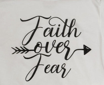 "Faith over Fear" Short Sleeved T-Shirt