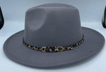 Taylor-Made Black Leather Trim Hat