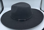 Taylor-Made Black Leather Trim Hat